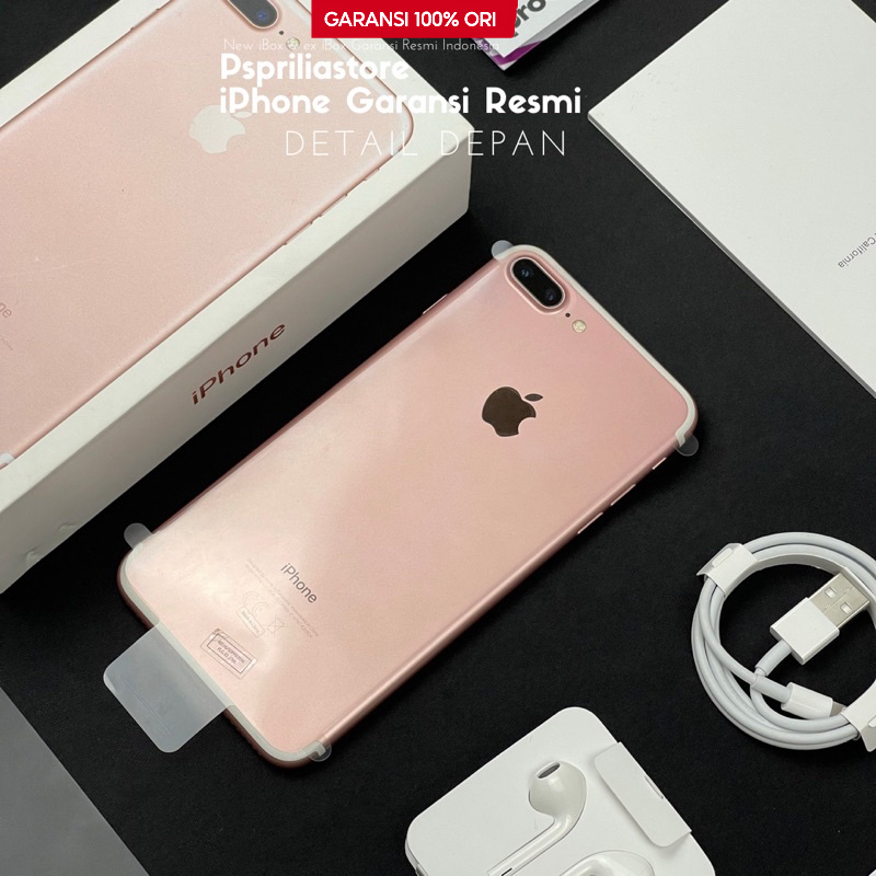 Terbaru Iphone 7 plus ibox - 64GB 256GB - Like New - JAMINAN ORI