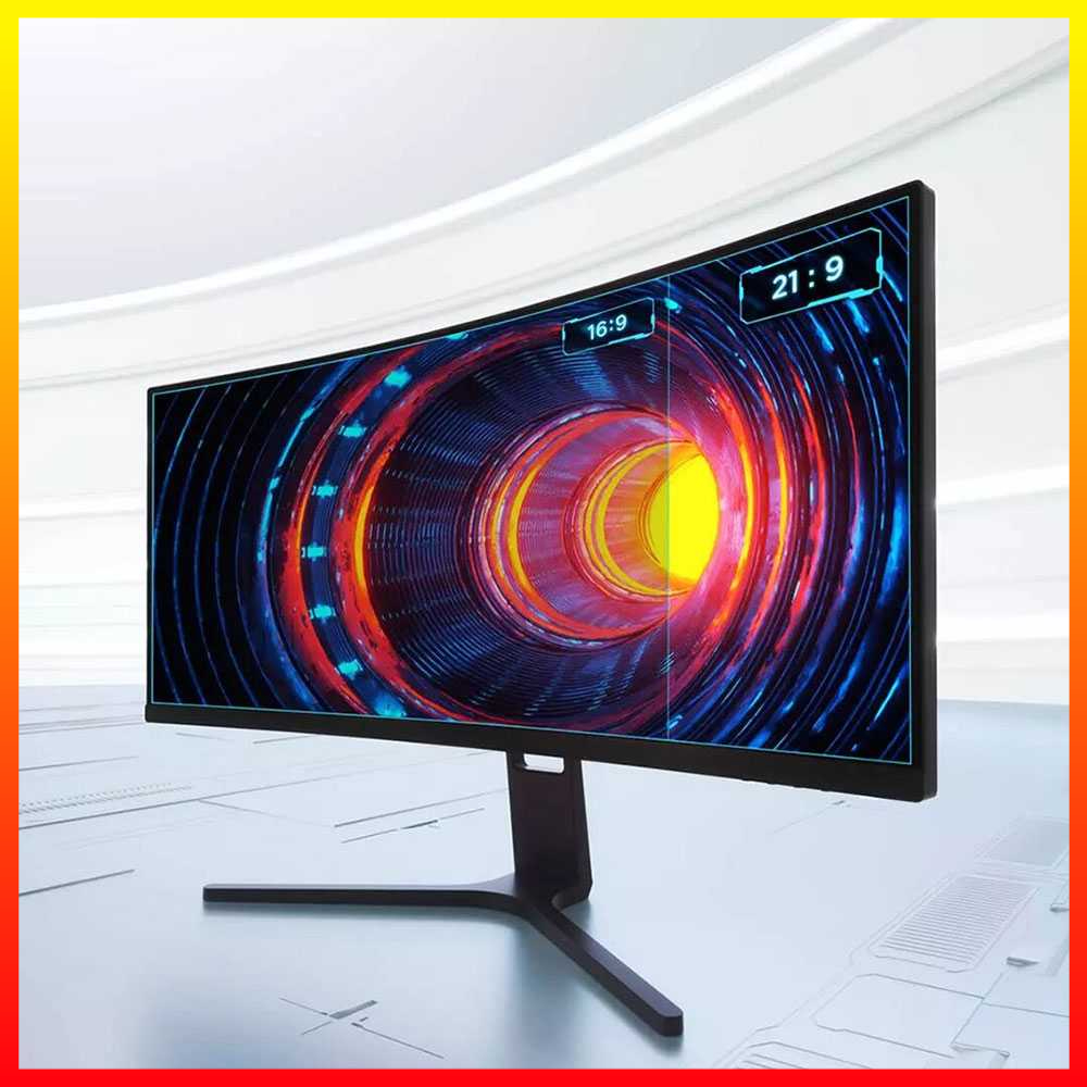 Monitor Widescreen Ultra Wide Curved Monitor 1080P 200Hz 30Inch Rasio 21:9 WFHD 2560 x 1080 pixel Redmi -XOMT06BK
