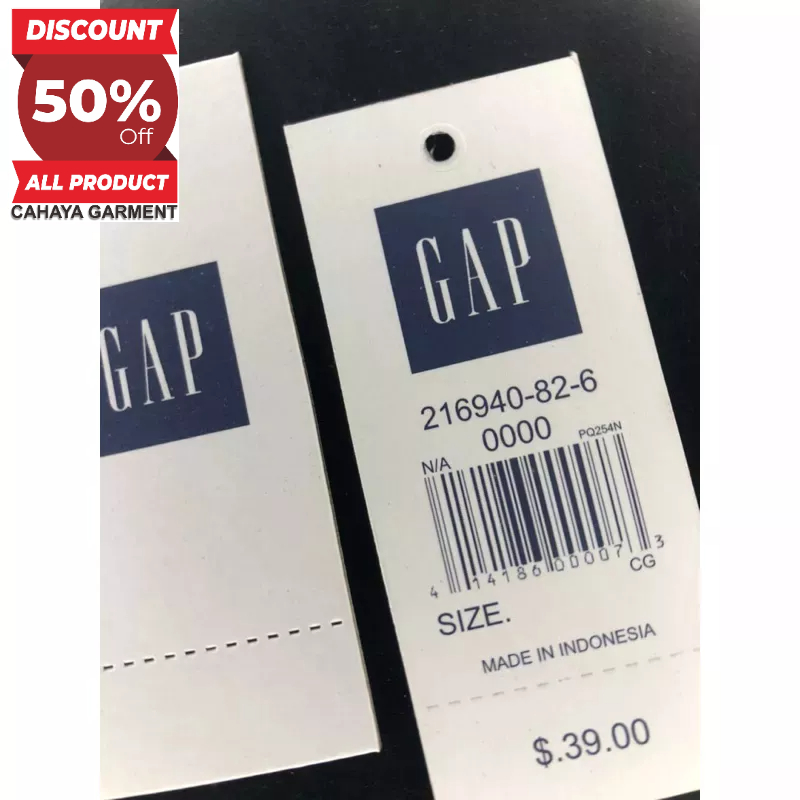 

GAP PRICE TAG BARCODE SUPER PREMIUM CO 1X DI KIRIM 600PCS