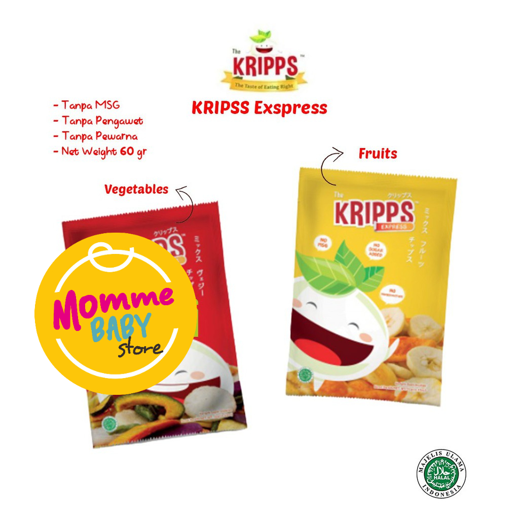 The Kripps Express Keripik Sayur Keripik Buah MPASI Bayi