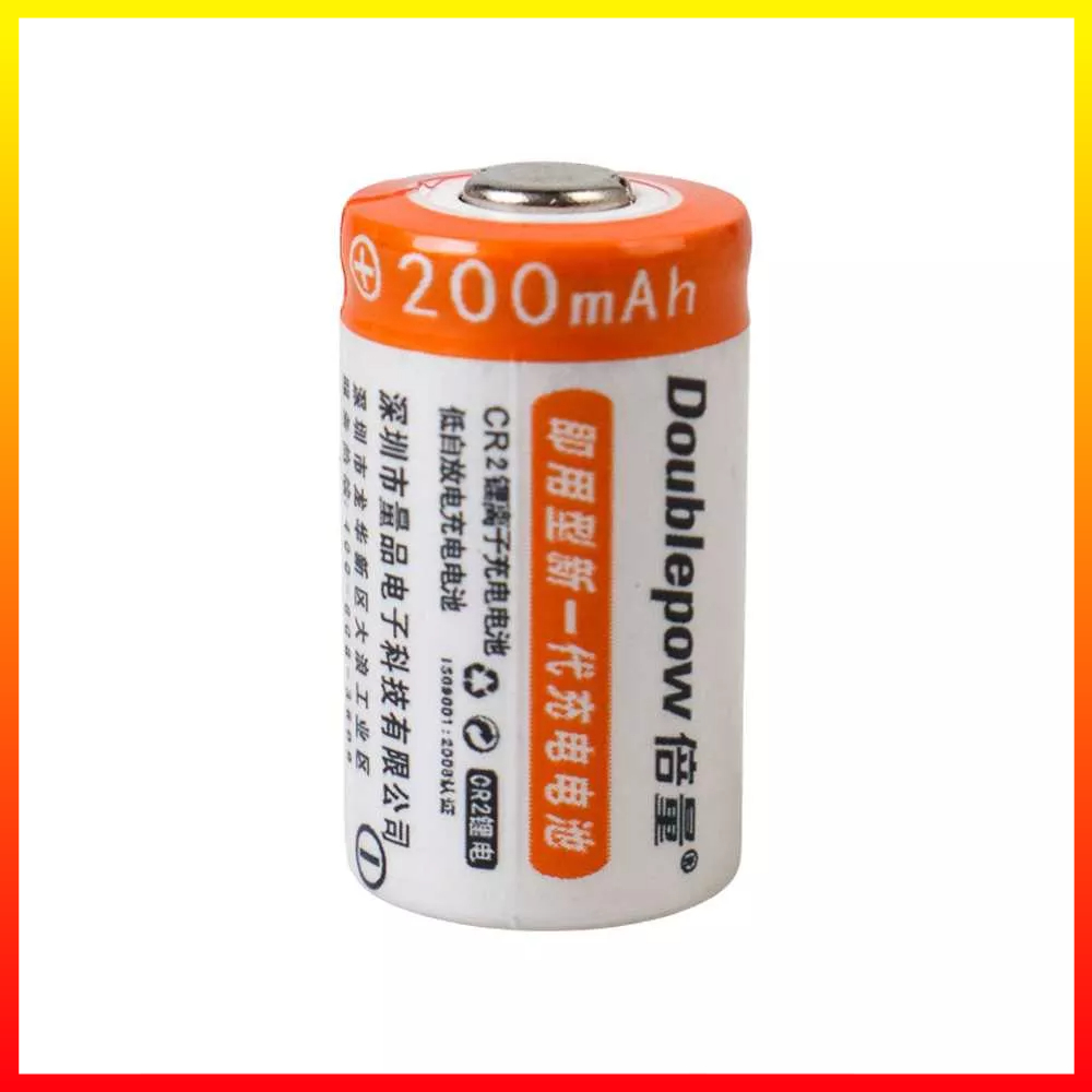 1PCS Baterai Kamera Isi Ulang CR2 Li-ion Polaroid Rechargeable 3V 200mAh Doublepow - S3BT14OR