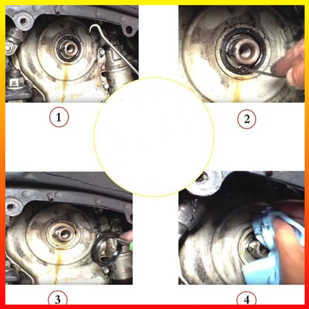 Obeng Cungkil Kait Penarik Pelepas Segel Seal Cartridge Gasket Roller Karet Gear Mesin 4 PCS JTL XJ149 - 7CHZG6BK