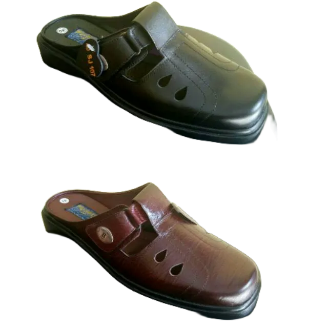 Mandiens - SJ107 Selop Kulit Original Buaya Export Quality - Sepatu Sandal Kulit - Sepatu Selop