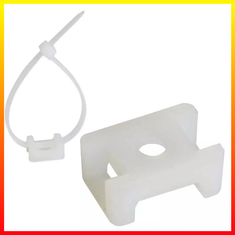 Perekat Pemegang Organizer Dudukan Pengikat Kabel Ties Tie Mount Cord Organizer 100PCS YUEQING HC-1S - 7RUA4YWH