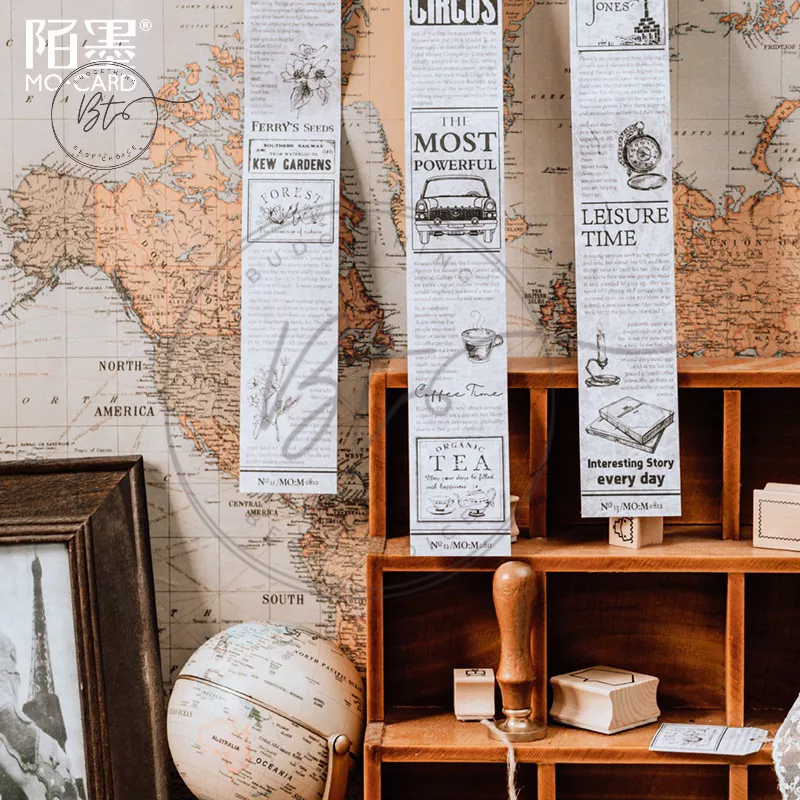 

[B061] Vintage Letters Paper for Deco Scrapbooking School Supplies DIY Creative Stationery Decoration Tapes