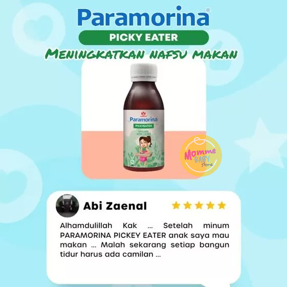 PARAMORINA TETES / DROP UNTUK BAYI Paramorina Upbrainina Picky Eater Activegrow Paramorina Drop Vitabumin Penambah Nafsu Makan Madu Gizidat