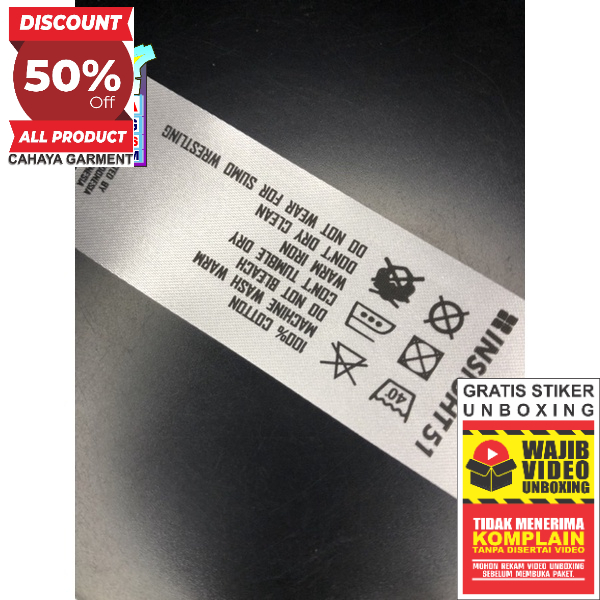 

INSIGHT CARE LABEL WASH SUPER PREMIUM CO 1X DI KIRIM 600PCS