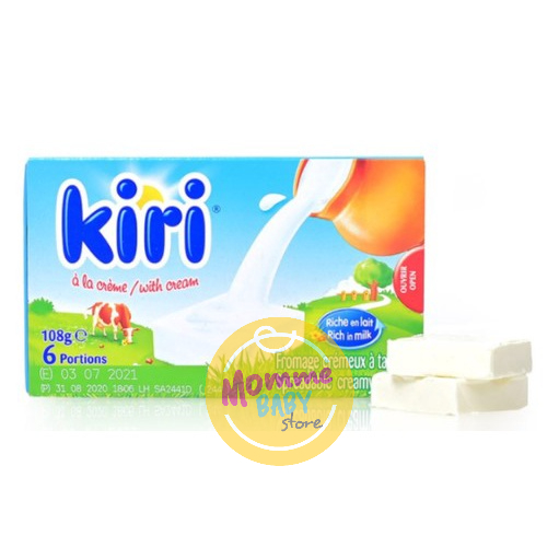 Keju Kiri Cream Cheese 108gr / Keju Kiri Mpasi bayi / Kiri Cream Cheese Mpasi Bayi Baby