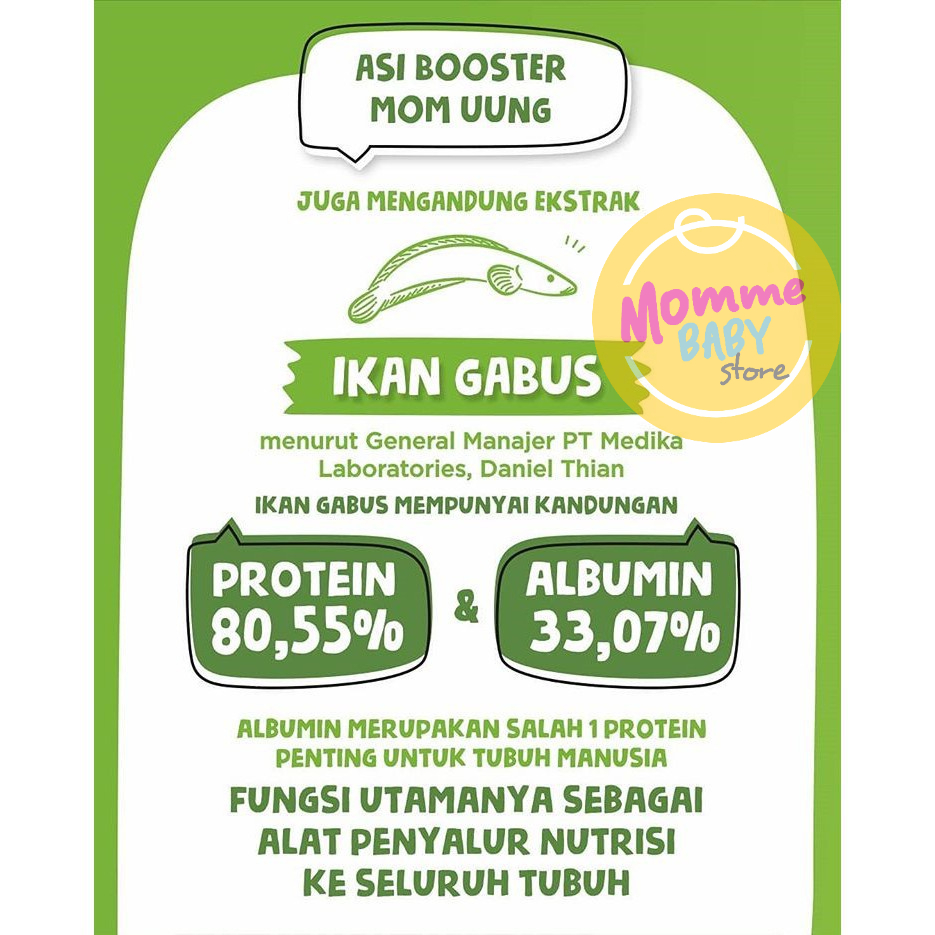 KELORCAP MOMUUNG MOM UUNG BOOSTER ASI PELANCAR ASI 60/30 KAPSUL HALAL BPOM HERBAL MOM UUNG