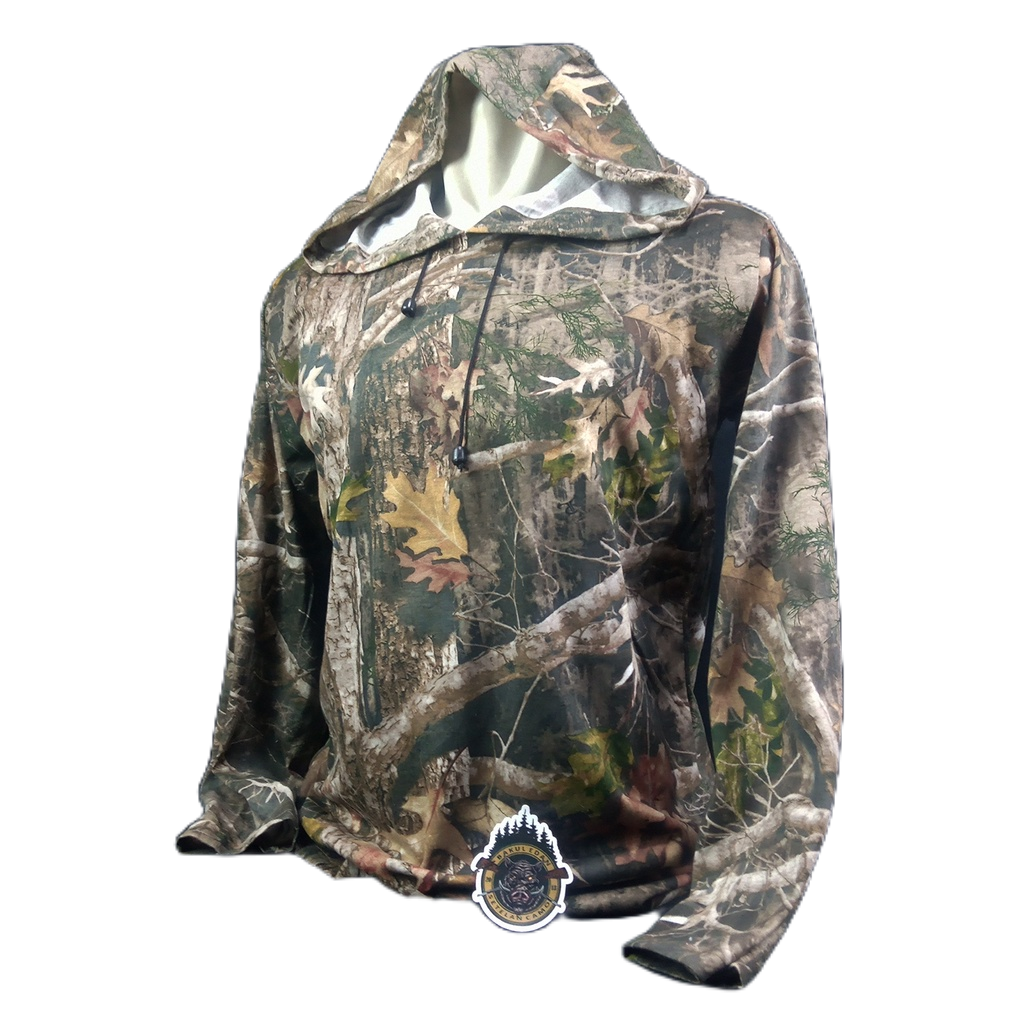 BAJU HOODIE KANATI / BAJU CAMO 3D / BAJU KAMUFLASE / BAJU HUNTING / TRUETIMBER KANATY