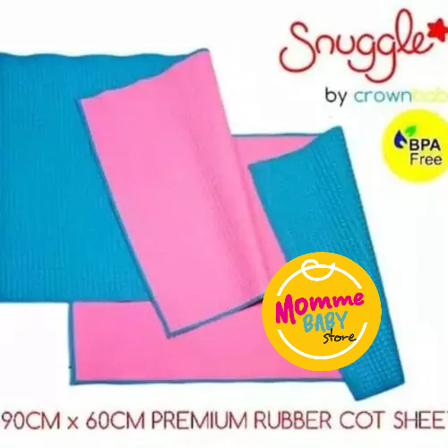 Crown Perlak karet motif perlak snuggle printed rubber cot sheet CR3938 CR3838 Polos Motif