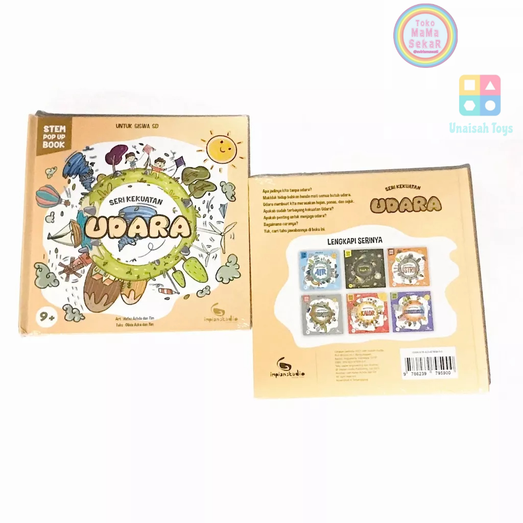 Seri Kekuatan Udara Pop Up Book Impian Studio Buku STEM Ensiklopedia Anak SD