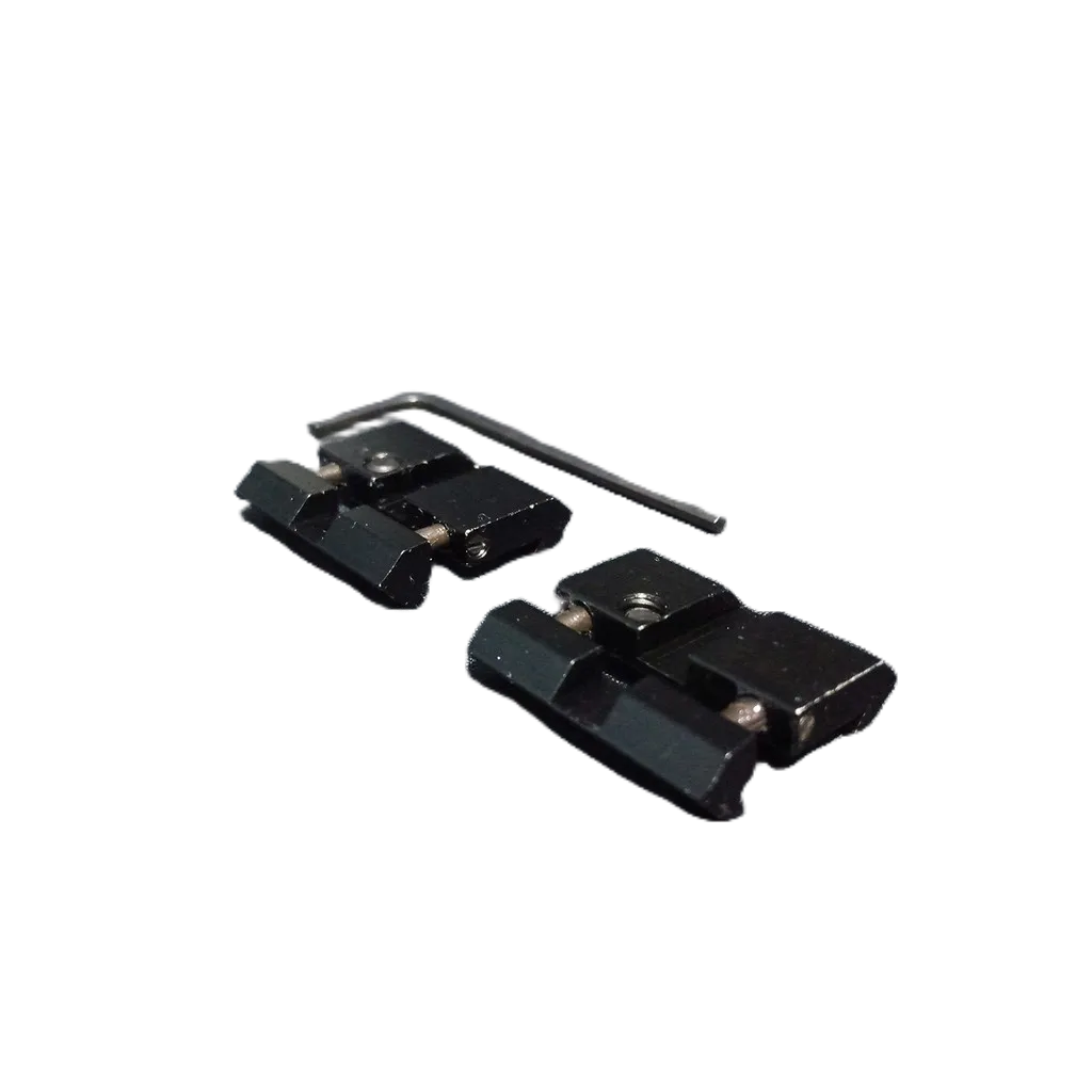 BAKUL EDAN KONVERTER REL 11 KE REL 22 2PCS / ADAPTER MOUNTING RAIL 11 KE RAIL 22 PANJANG 25 MM