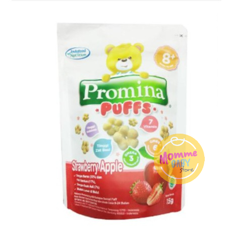 Promina Puff 15gram 8+ Blueberry / Pisang /Stawbeery Apple Sweet Potato