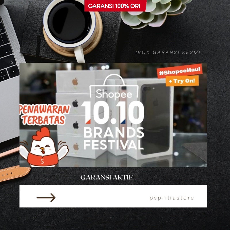 iPhone 7 Plus 7+ ibox - 32 GB 128 GB - Like New - JAMINAN ORI Garansi 1 TAHUN