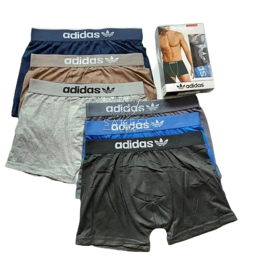 3 PCS - BOXER Celana Dalam Pria Dewasa dan Remaja ADIDAS Kualitas PREMIUM Bahan Lembut - Dalaman Ana