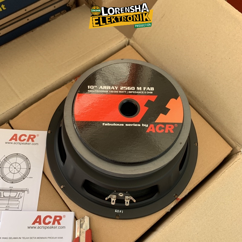 Speaker 10 Inch ACR Fabulous 2560 M