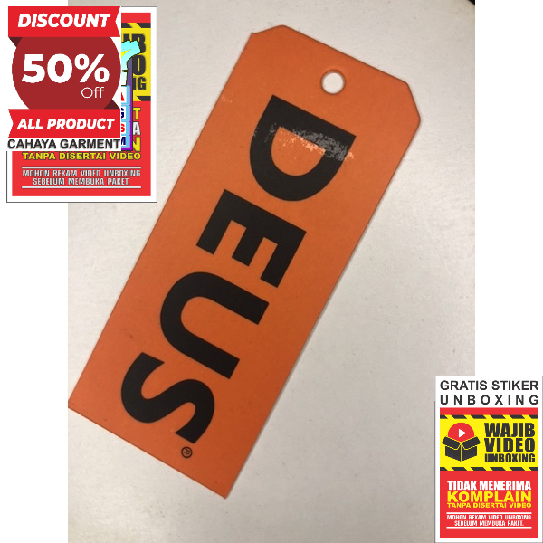 

DEUS LABEL TAG HANGTAG NAME TAG PRICE TAG CO 1X DIKIRIM 600PCS