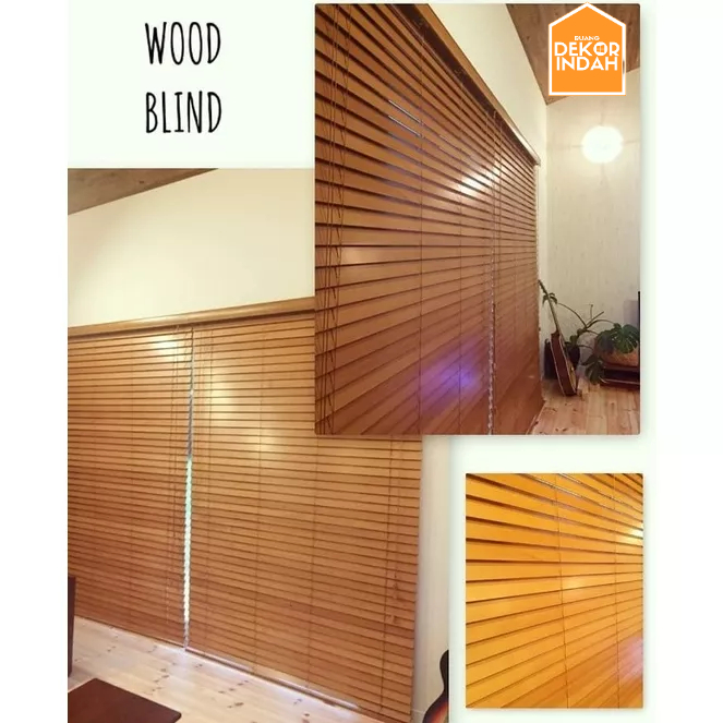 wooden blinds krei kayu tirai jendela kayu modern