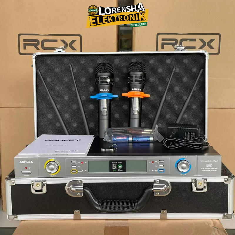 Mic Wireless Ashley Vocal Artist Anti Feedback Original