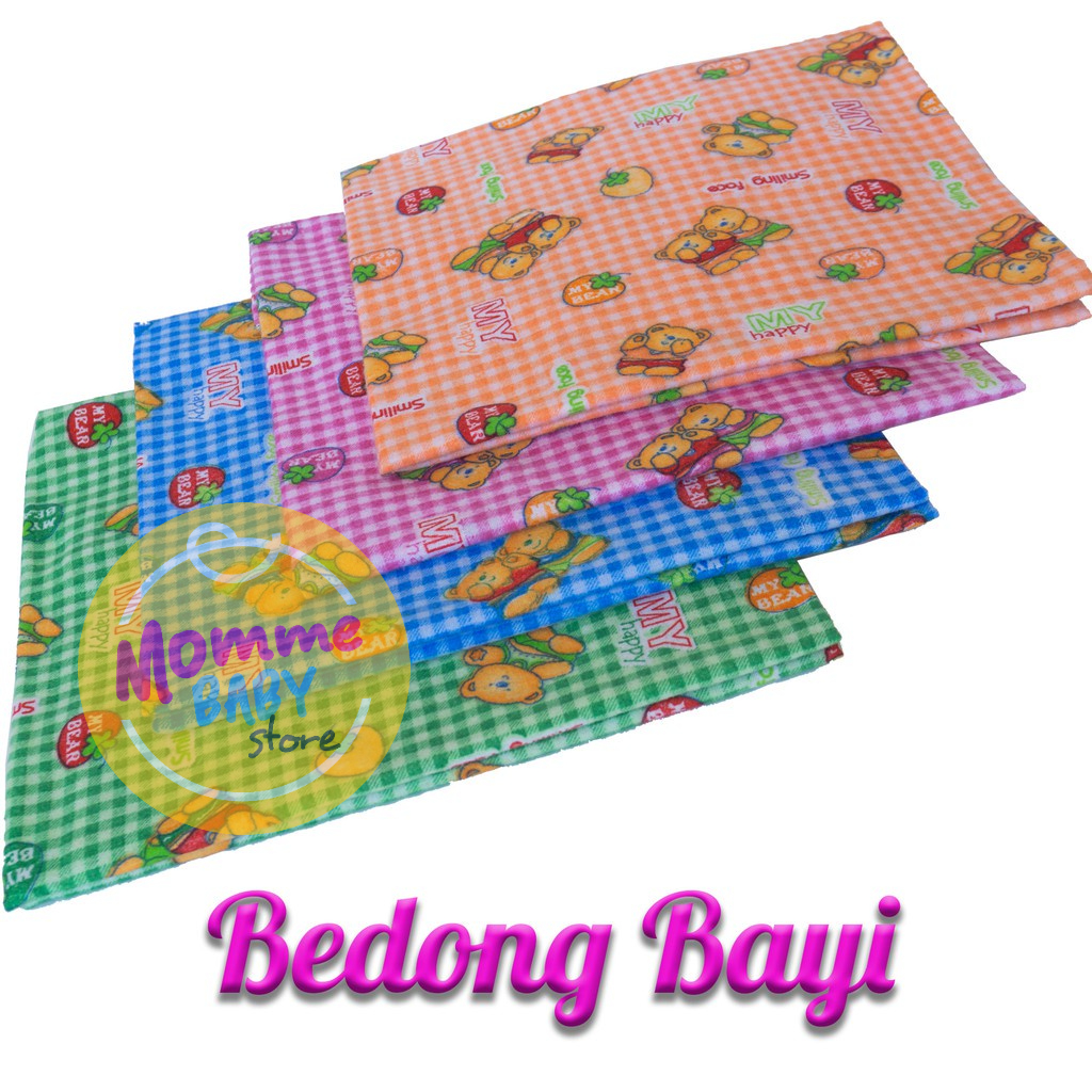 Bedong Bayi flanel Uk 90 x 90 / Kain pernel bayi MURAH SNI Velvet Palmerhaus Libby