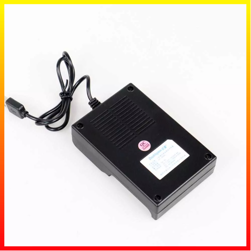 Charger Baterai Layar LCD 1.2V &amp; 9V AA dan AAA NI-MH NI-CD Lithium DOUBLEPOW - S3AD0HBK