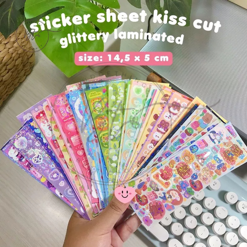 

[B126] Sticker Sheet Aesthetic Kiss Cut Stiker Journal Planner Dairy Lucu