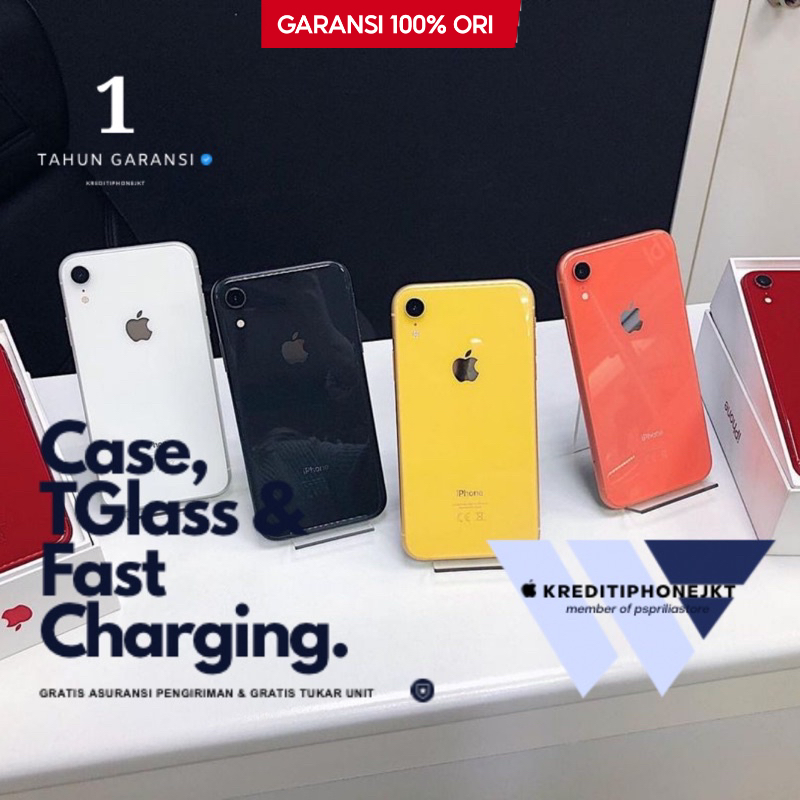 Terbaru IP Xr - 64GB 128 256 - Like New - JAMINAN ORI