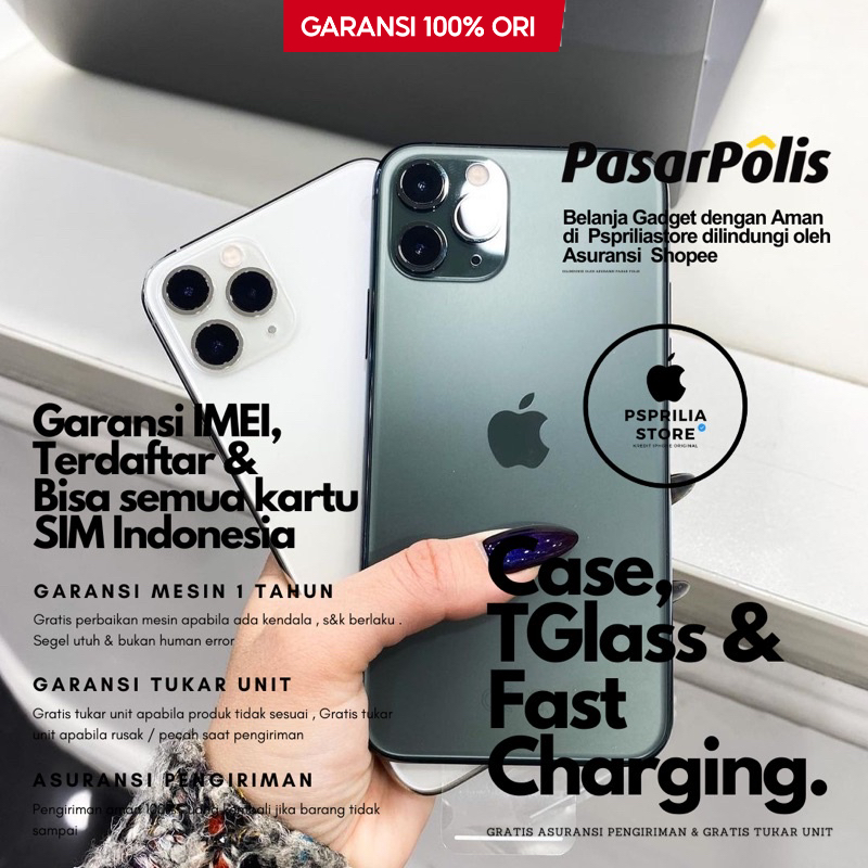Terbaru IPhone 11 pro - 64GB 256GB - Like New - JAMINAN ORI