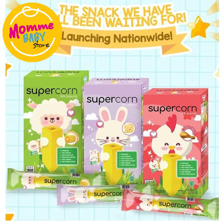 Supercorn Stik Jagung 12 pcs / Super Corn / Snack Cemilan Anak NON MSG Halal Super Corn