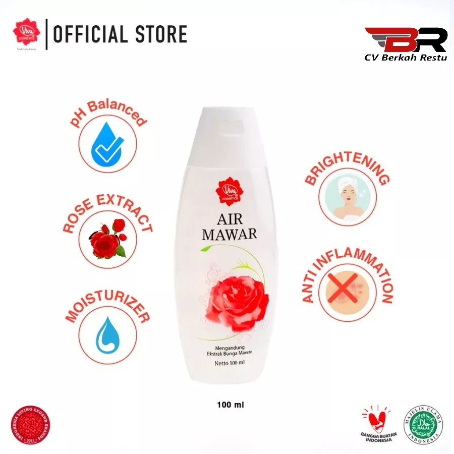 Viva Air Mawar - Air Mawar Viva 100ml