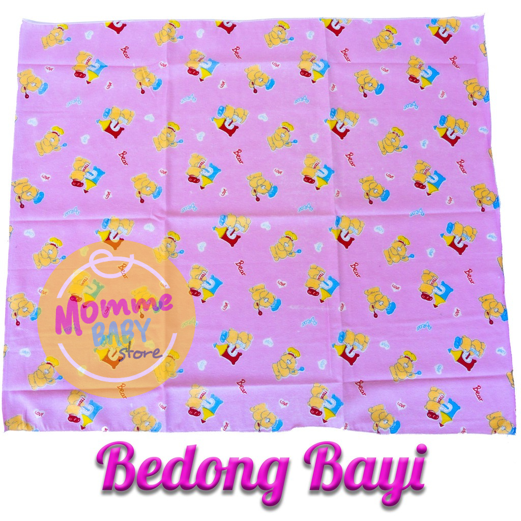 Bedong Bayi flanel Uk 90 x 90 / Kain pernel bayi MURAH SNI Velvet Palmerhaus Libby