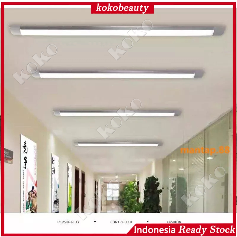 【Penjual Lokal】LAMPU NEON LED TL PANJANG/TABUNG 20W/40W 60CM/120CM CAHAYA PUTIH ALUMINIUM