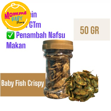 Baby Fish Crispy Cemilan Sehat Penambah Nafsu Makan Anak