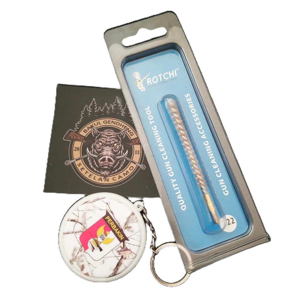 BAKUL EDAN ROTCHI BRONZE CAL. 22 / SIKAT LARAS TEMBAGA / BRONZE BRUSH / PEMBERSIH LARAS / SIKAT LARA