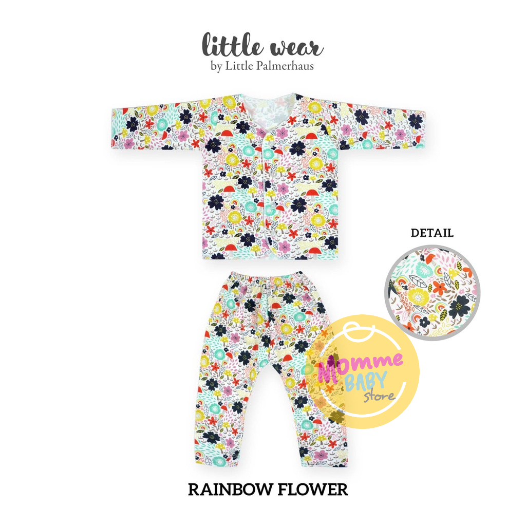 Little Palmerhaus Button Tee Long Sleeve Setelan Piyama Panjang Anak LIBBY EARTH COMFY SET PANJANG Libby