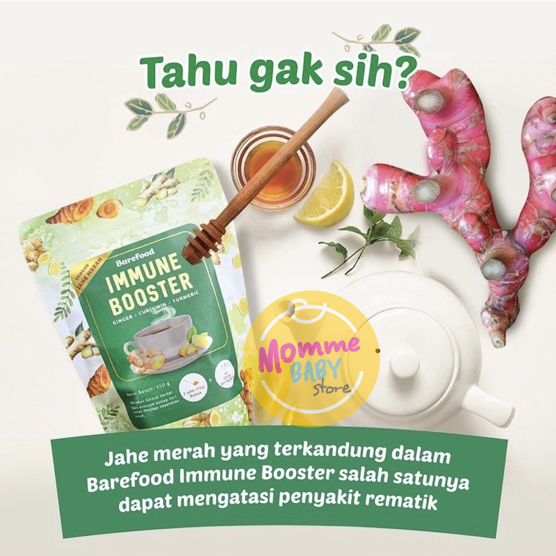 Barefood Imune Booster 150 gr Jahe Temulawak GulaAren Herbal Premium