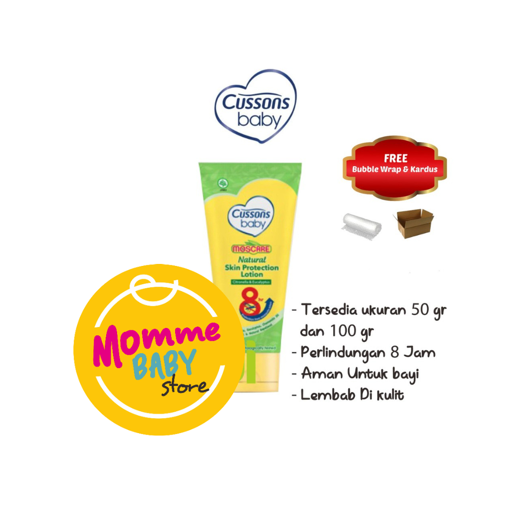 Cussons Baby Moscare Cream Anti Nyamuk Mosquito Bayi Anak