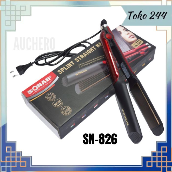 Sonar Splint Straight Hair SN 826 - Catok rambut - Pelurus rambut - Catokan Rambut Sonar - Catok Son