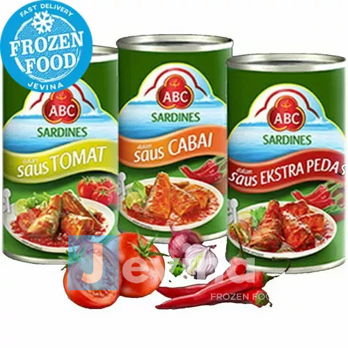 

ABC Sardines Saus Cabai | Saus Extra Pedas | Saus Tomat 155g