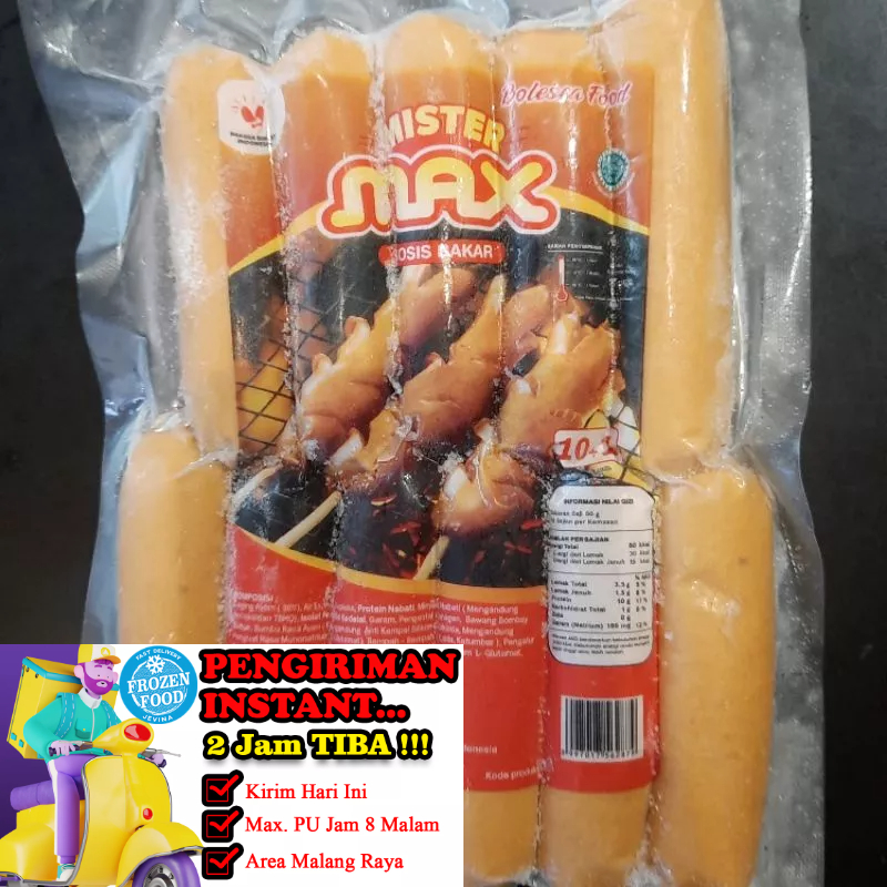 

Mr Max Sosis Bakar 500g Isi 11