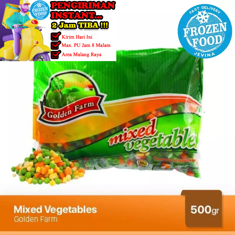 

Golden Farm Mix Vegetables 500g