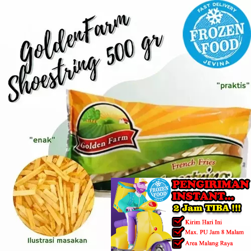 

Kentang Golden Farm Shoestring 500g