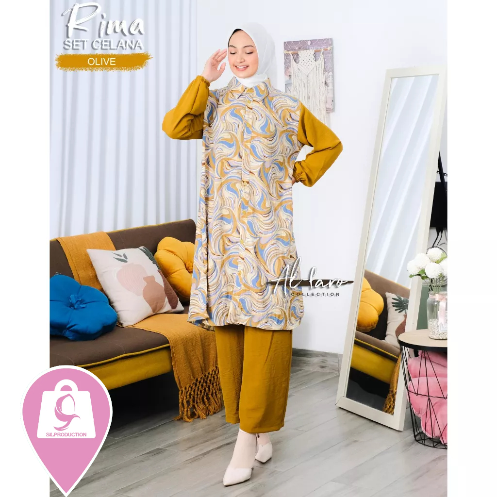 SILPRODUCTION SET ATASAN CELANA WANITA RIMA SET CELANA BY ALFARO COLLECTION