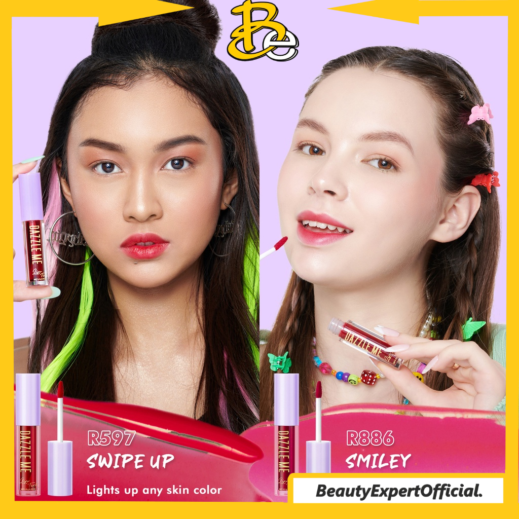 ⭐️ Beauty Expert ⭐️ Dazzle Me Ink-Licious Lip Tint BPOM | DAZZLE ME Mousse Lip Cream |  DAZZLE ME Velvet Matte Lip Cream