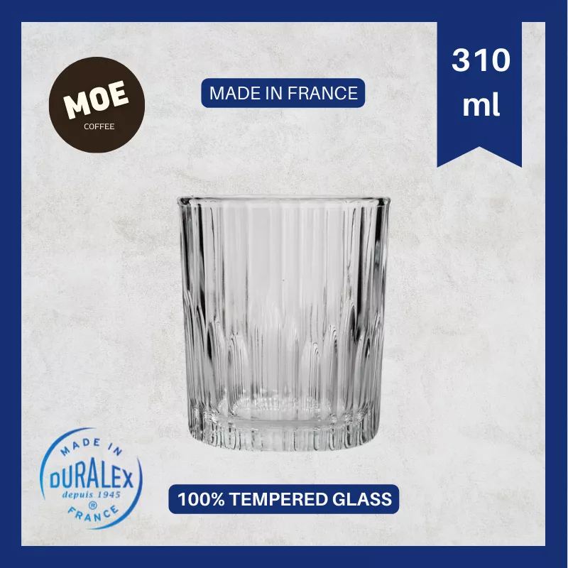 Duralex Manhattan Gelas Kopi 310ml ( tempered glass )