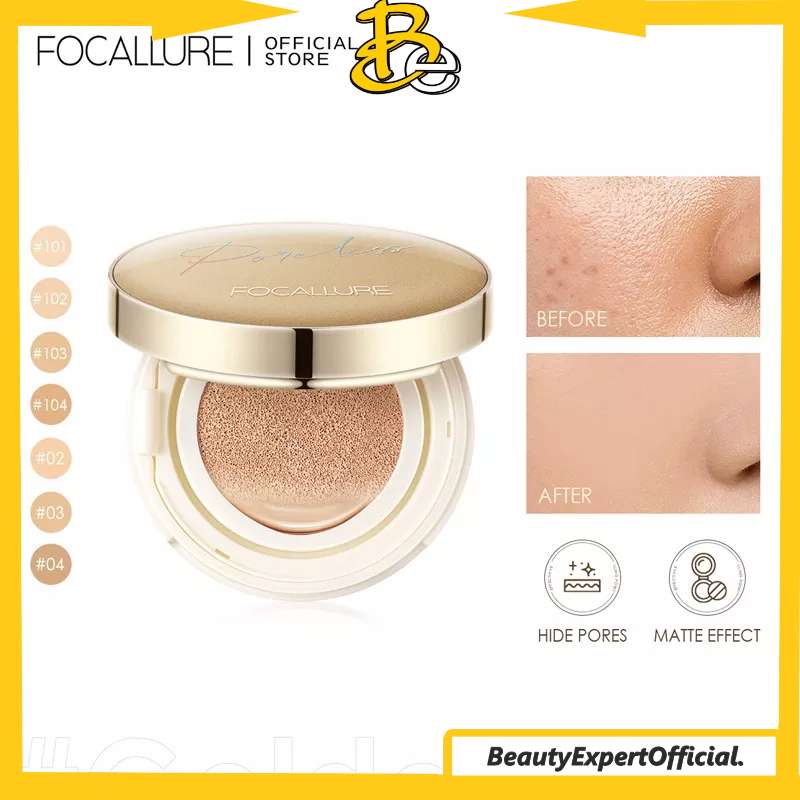 ⭐️ Beauty Expert ⭐️ FOCALLURE Cushion Foundation FA198 - Poreless Matte Air Cushion Foundation