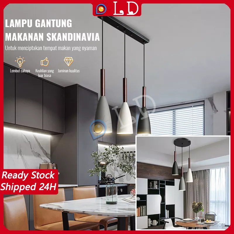 [COD] Lampu Gantung Minimalis Lampu Gantung Dapur Lampu bar 3 in 1 Lampu Hias Gantung Cafe Nordic Lampu Sorot Chandelier Eropa Modern Lampu Gantung Nordic ceiling lamp chandelier dekorasi rumah lampu langit-langit ruang makan