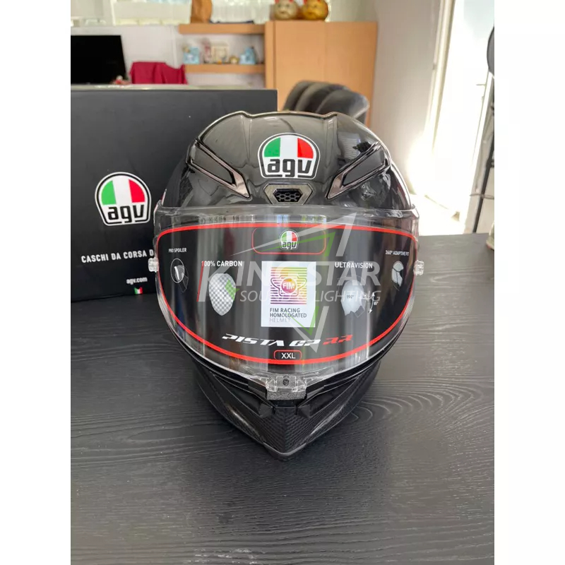 Helm AGV Pista GPRR Carbon Mono Glossy Original Size XXL Euro Second