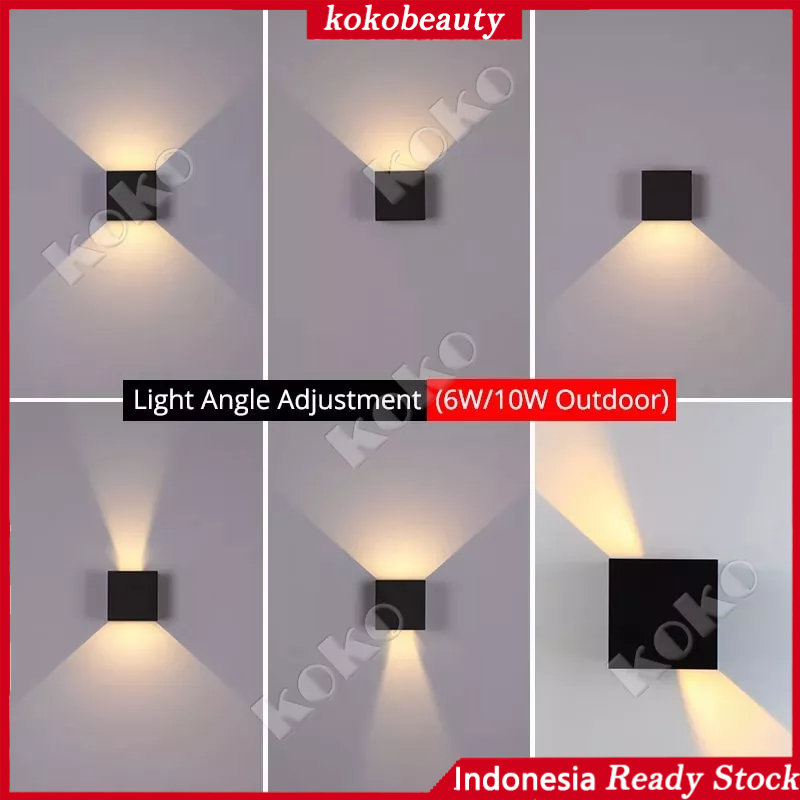 【local seller】Lampu Dinding Teras Minimalis Dekorasi Outdoor / Lampu Tembok Anti Air 2 Arah Led Nordic Series / Lampu Dinding Modern Outdoor / Lampu Outdoor Dinding Teras / Lampu Teras Lampu Pagar